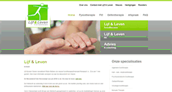 Desktop Screenshot of lijfenleven.com