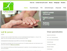 Tablet Screenshot of lijfenleven.com